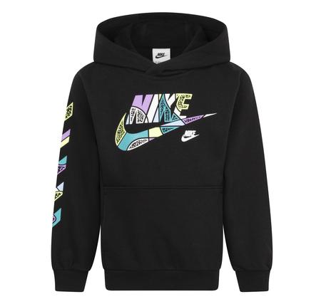 Nike Nkb B Nsw Outsıde The Lınes Ft Çocuk Sweatshirt Siyah