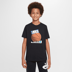 Nike Nsw Tee Basketball Ball Çocuk T-Shirt Siyah
