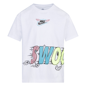 Nike Performans Nkb B Nsw Art Rlxd Ss Gfx Çocuk T-Shirt Beyaz