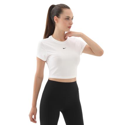 Nike Sportswear Chill Knit Kadın T-Shirt Beyaz