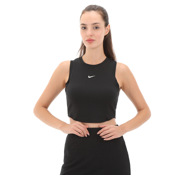 Nike Sportswear Chill Knit Kadın T-Shirt Siyah Nike Sportswear Chill Knit Kadın T-Shirt Siyah