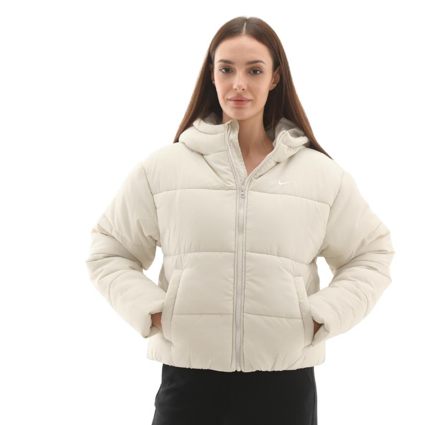 Nike Sportswear Classic Puffer Kadın Mont Beyaz Nike Sportswear Classic Puffer Kadın Mont Beyaz