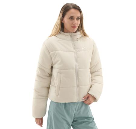 Nike Sportswear Classic Puffer Kadın Mont Beyaz