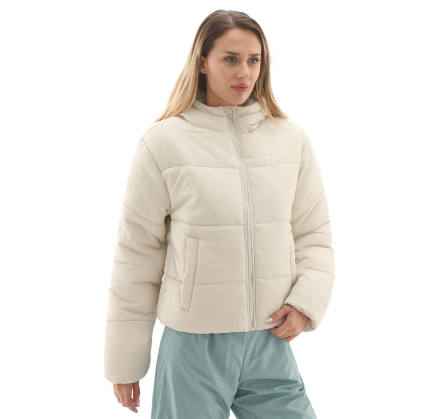 Nike Sportswear Classic Puffer Kadın Mont Beyaz Nike Sportswear Classic Puffer Kadın Mont Beyaz