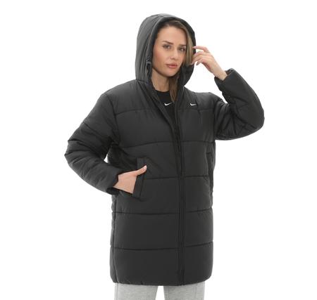 Nike Sportswear Classic Puffer Kadın Mont Siyah