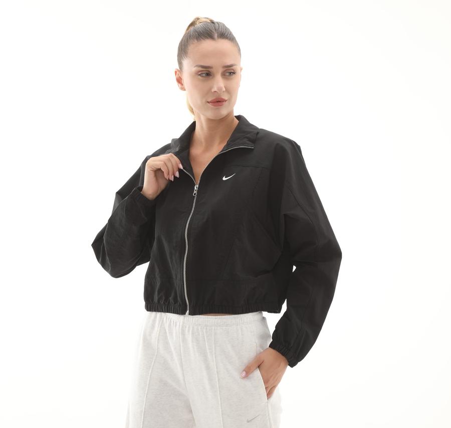 Nike Sportswear Everything Wovens Kadın Ceket Siyah Nike Sportswear Everything Wovens Kadın Ceket Siyah