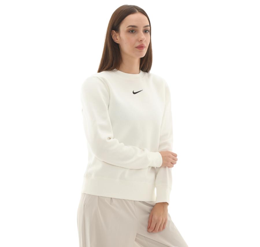 Nike Sportswear Phoenix Fleece Kadın Sweatshirt Beyaz Nike Sportswear Phoenix Fleece Kadın Sweatshirt Beyaz