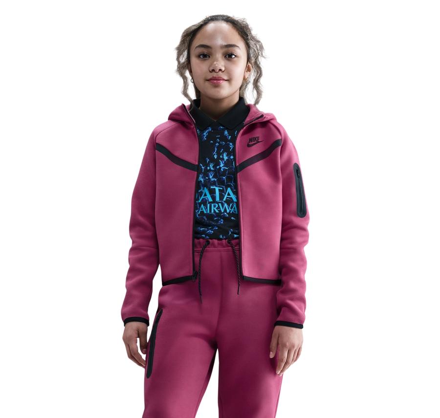 Nike Sportswear Tech Fleece Çocuk Ceket Pembe Nike Sportswear Tech Fleece Çocuk Ceket Pembe