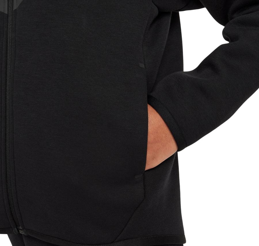 Nike Sportswear Tech Fleece Çocuk Ceket Siyah Nike Sportswear Tech Fleece Çocuk Ceket Siyah