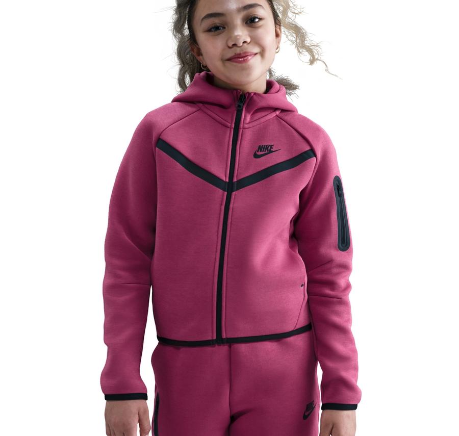 Nike Sportswear Tech Fleece Çocuk Ceket Pembe Nike Sportswear Tech Fleece Çocuk Ceket Pembe