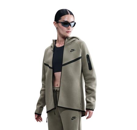 Nike Sportswear Tech Fleece Windrunner Kadın Ceket Yeşil