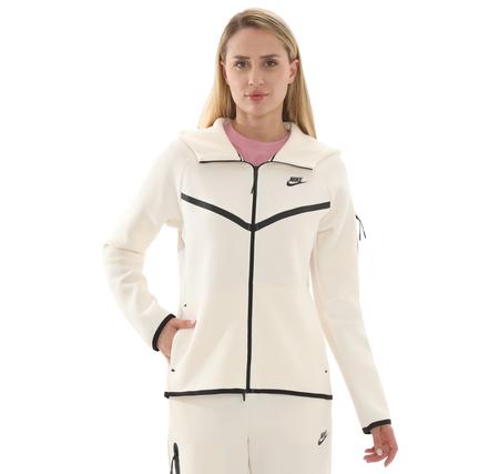 Nike Sportswear Tech Fleece Windrunner Kadın Ceket Beyaz