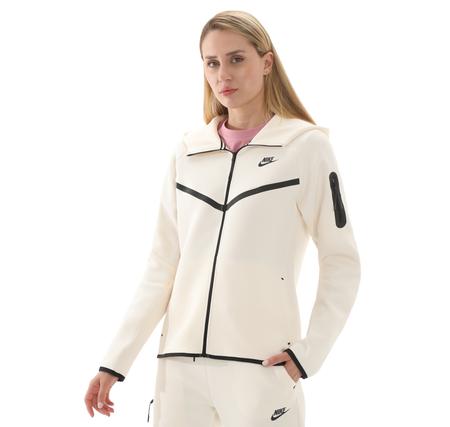 Nike Sportswear Tech Fleece Windrunner Kadın Ceket Beyaz