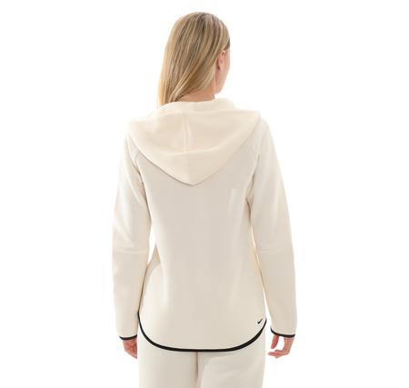 Nike Sportswear Tech Fleece Windrunner Kadın Ceket Beyaz