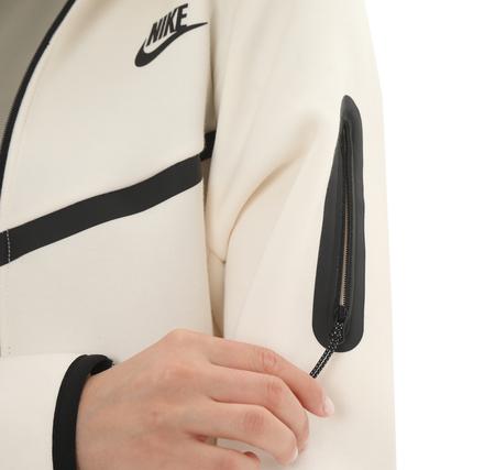 Nike Sportswear Tech Fleece Windrunner Kadın Ceket Beyaz