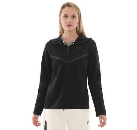 Nike Sportswear Tech Fleece Windrunner Kadın Ceket Siyah