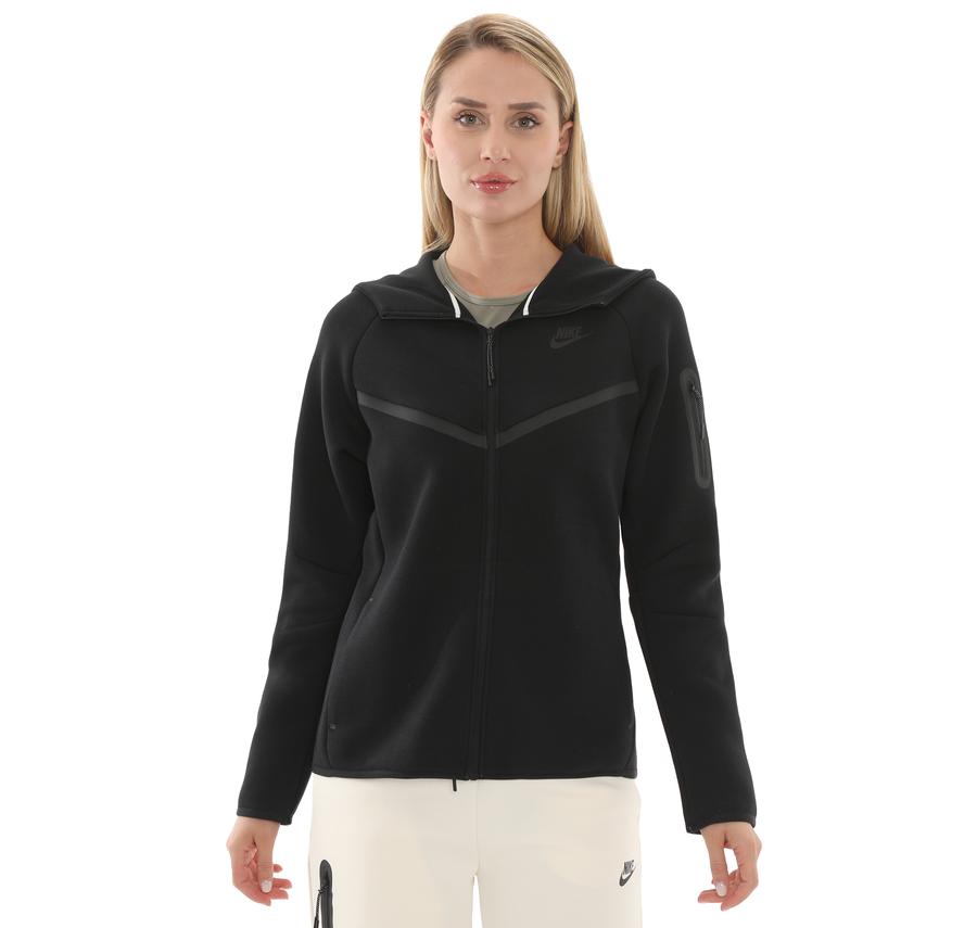 Nike Sportswear Tech Fleece Windrunner Kadın Ceket Siyah Nike Sportswear Tech Fleece Windrunner Kadın Ceket Siyah