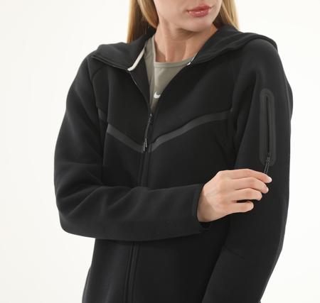 Nike Sportswear Tech Fleece Windrunner Kadın Ceket Siyah