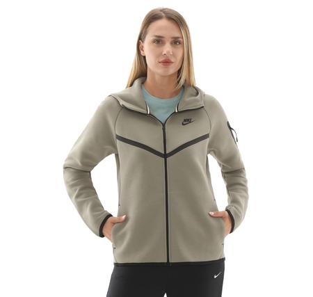 Nike Sportswear Tech Fleece Windrunner Kadın Ceket Yeşil
