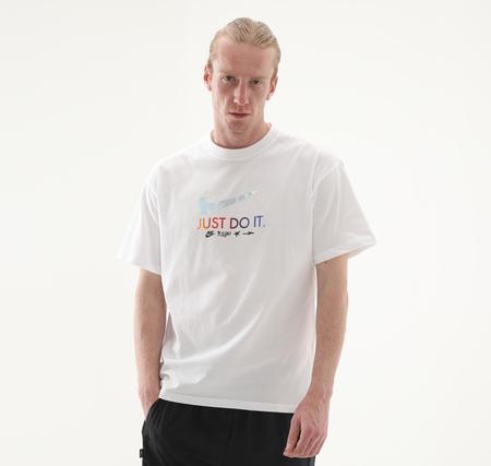 Nike U Nsw Tee M90 Oc Mıxtape Erkek T-Shirt Beyaz