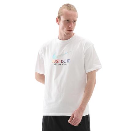 Nike U Nsw Tee M90 Oc Mıxtape Erkek T-Shirt Beyaz