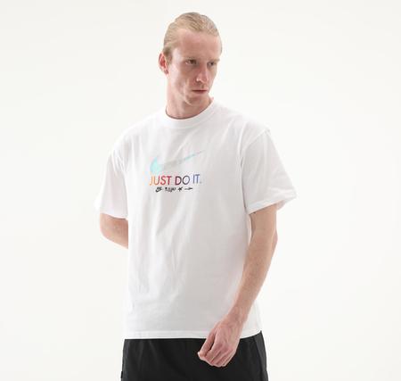 Nike U Nsw Tee M90 Oc Mıxtape Erkek T-Shirt Beyaz