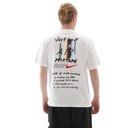 Nike U Nsw Tee M90 Oc Mıxtape Erkek T-Shirt Beyaz