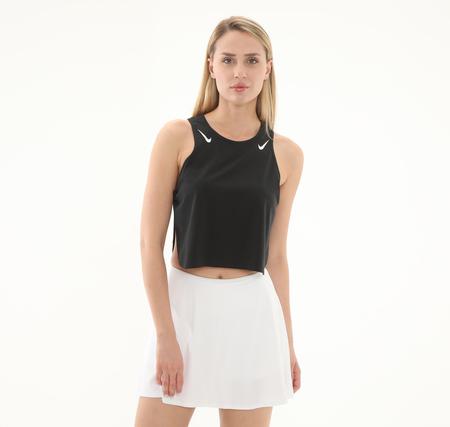 Nike W Nk Arswft Dfadv Crop Tank Kadın T-Shirt Siyah