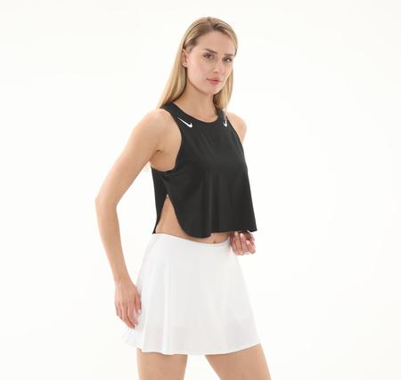 Nike W Nk Arswft Dfadv Crop Tank Kadın T-Shirt Siyah