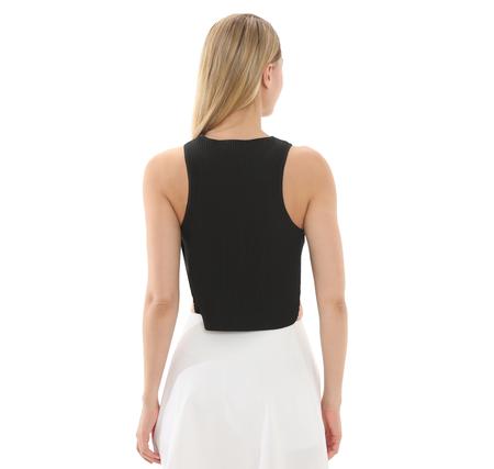 Nike W Nk Arswft Dfadv Crop Tank Kadın T-Shirt Siyah