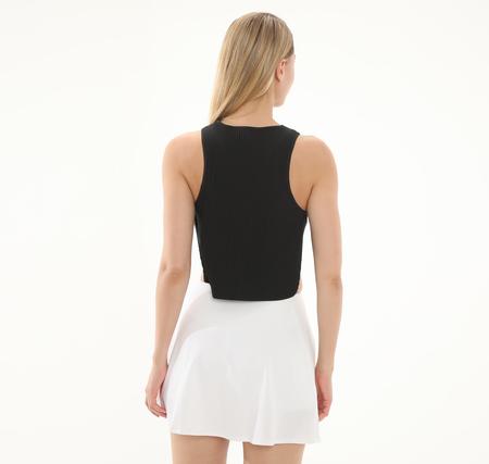 Nike W Nk Arswft Dfadv Crop Tank Kadın T-Shirt Siyah