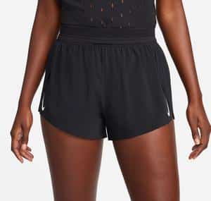 Nike W Nk Arswft Dfadv Mr 3In Short Kadın Şort Ve Kapri Siyah