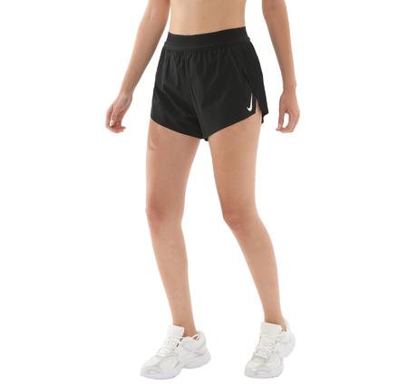 Nike W Nk Arswft Dfadv Mr 3In Short Kadın Şort Ve Kapri Siyah