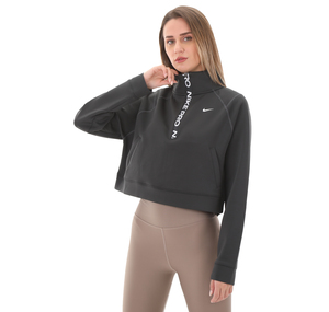 Nike W Nk Df Hz Top Femme Kadın Sweatshirt Antrasit