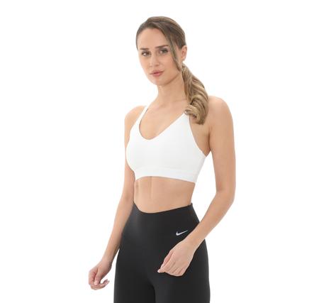 Nike W Nk Df Indy Med Spt Bra Kadın Büstiyer Beyaz