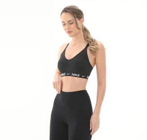 Nike W Nk Df Indy Med Spt Bra Kadın Büstiyer Siyah