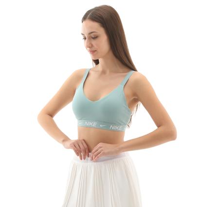Nike W Nk Df Indy Med Spt Bra Kadın Büstiyer Yeşil Nike W Nk Df Indy Med Spt Bra Kadın Büstiyer Yeşil