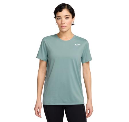 Nike W Nk Df Rlgd Ss Tee Kadın T-Shirt Yeşil