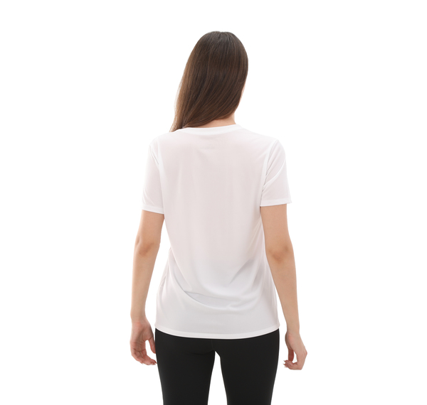 Nike W Nk Df Rlgd Ss Tee Kadın T-Shirt Beyaz Nike W Nk Df Rlgd Ss Tee Kadın T-Shirt Beyaz