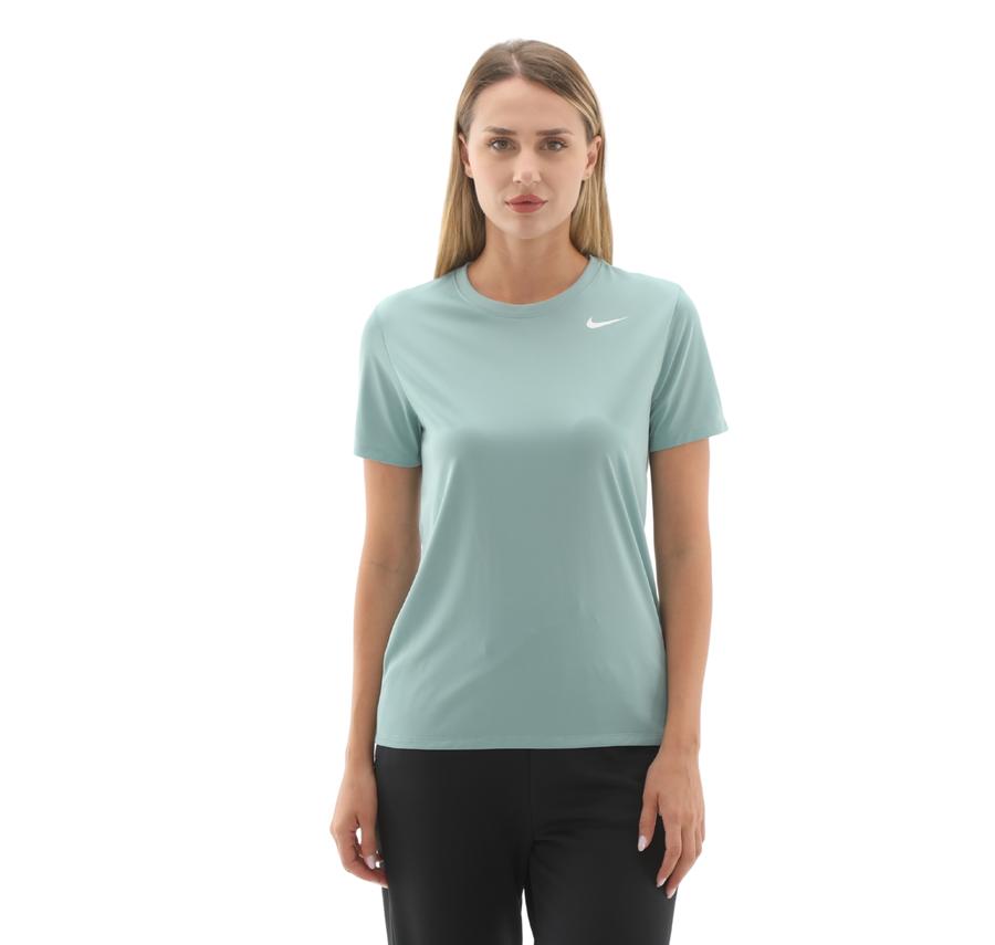 Nike W Nk Df Rlgd Ss Tee Kadın T-Shirt Yeşil Nike W Nk Df Rlgd Ss Tee Kadın T-Shirt Yeşil