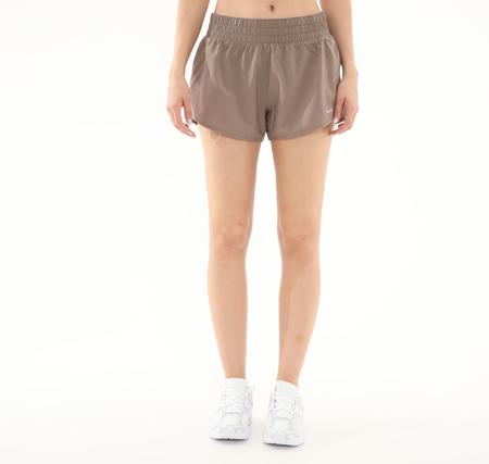 Nike W Nk One Df Mr 3In Br Short Kadın Şort Ve Kapri Kahve