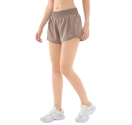 Nike W Nk One Df Mr 3In Br Short Kadın Şort Ve Kapri Kahve