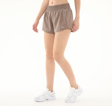 Nike W Nk One Df Mr 3In Br Short Kadın Şort Ve Kapri Kahve