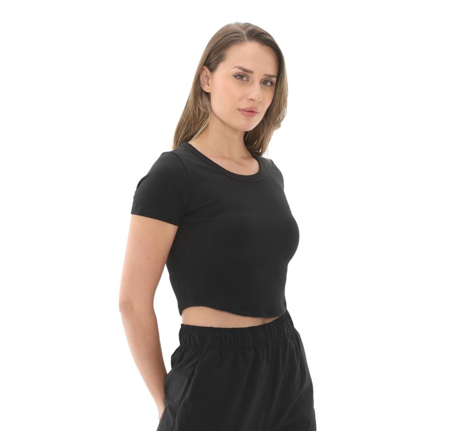 Nike W Nk One Fıtted Df Ss Top Kadın T-Shirt Siyah Nike W Nk One Fıtted Df Ss Top Kadın T-Shirt Siyah