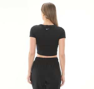 Nike W Nk One Fıtted Df Ss Top Kadın T-Shirt Siyah
