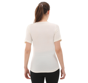 Nike W Nk Swıft Wool Df Ss Top Kadın T-Shirt Beyaz