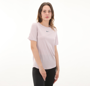 Nike W Nk Swıft Wool Df Ss Top Kadın T-Shirt Pembe
