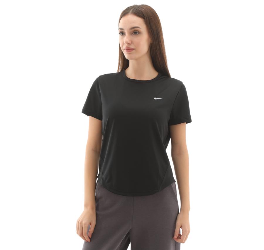 Nike W Nk Tempo Df Ss Top Kadın T-Shirt Siyah Nike W Nk Tempo Df Ss Top Kadın T-Shirt Siyah