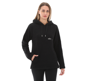 Nike W Nk Tf Cozy Top Core Kadın Sweatshirt Siyah