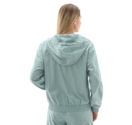 Nike W Nsw Essntl Uv Wvn Jkt Hd Kadın Yağmurluk-Rüzgarlık Yeşil